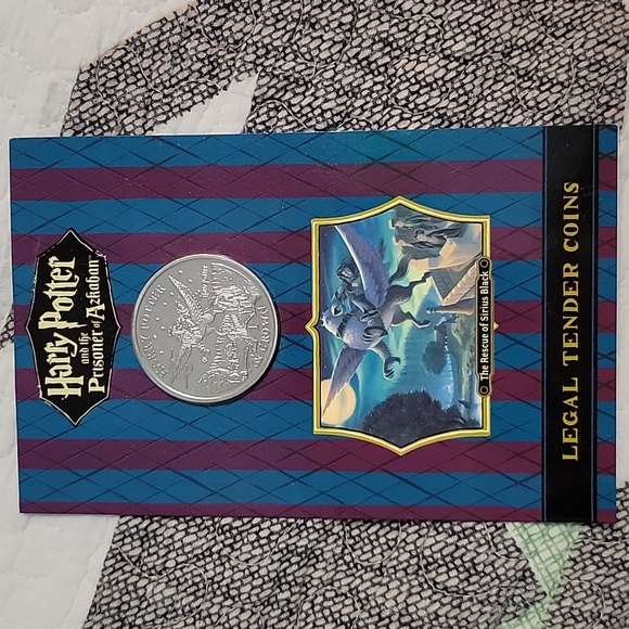 Harry Potter Isle of Man 1 Crown Coins the Prisoner of Azkaban set NEW - Picture 4 of 10